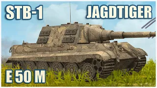 STB-1, Jagdtiger & E 50 M • WoT Blitz Gameplay