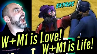 W+M1 Forever! Extras from "How it FEELS to Play Pyro in TF2"-Army Combat Veteran REACTS!