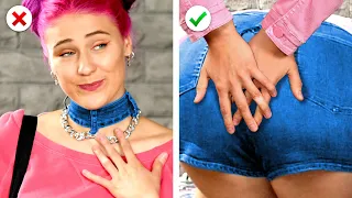 Oops! 11 Fun and Useful School Fashion Hacks! DIY Clothes Ideas