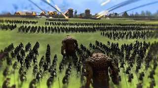 Goblins SURROUND Dwarven FORT - Lord of the Rings SIEGE