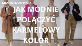 Jak modnie połączyć najmodniejszy KARMELOWY  KOLOR . Stylizacje do pracy  i nie tylko. #trend #ootd