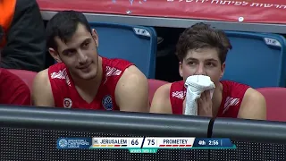 Tough Call 3: Hapoel Bank Yahav Jerusalem v Prometey - Fake being fouled