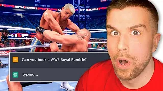 I Let AI Book a WWE Royal Rumble