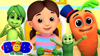 Wow wow verduras | Rimas para niños | Educación | Bob el Tren Español | Dibujos animados