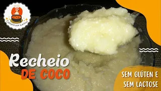 RECHEIO PARA BOLO DE COCO CREMOSO Sem Glúten e Sem Lactose