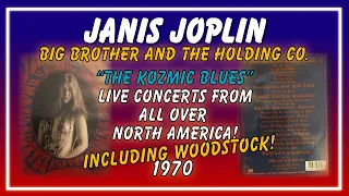 Janis Joplin LIVE Performances over North America 1970 with Big Brother & The Holding Co. Woodstock!