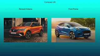 2021 Renault Arkana vs 2020 Ford Puma - Technical Data Comparison