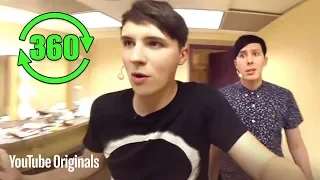 Backstage with Dan and Phil in 360° VR (Bonus)