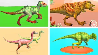 Dinosaur Park: Allosaurus, Another T-Rex, Gallimimus & Prenocephale | Eftsei Gaming