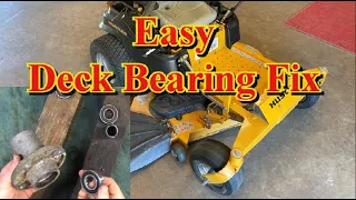 Mower Deck Spindle Bearing Easy Fix ZTR Hustler, Cub Cadet, John Deere & others