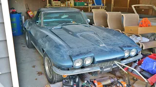 1967 Corvette 427 rescued from garage after 30 years!