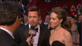 HD Brad Pitt Angeline Jolie Kate Winslet Oscars 2009 Red Carpet