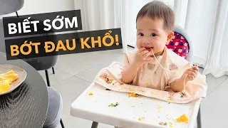 10 điều giá mà mình đã biết trước khi cho con ăn dặm