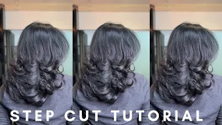 How to step cut with 90° angle / proper tutorial / for beginner  #haircut #hairstyle #hair #trending