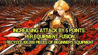 Increasing Attack by 5 Points Per Equipment Fusion: I Recycle 100,000 Pieces of Beginner's Equipment