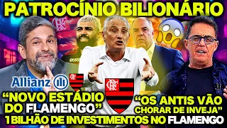 NOVO PATROCÍNIO BILIONÁRIO no FLAMENGO ! "OS ANTIS VÃO CHORAR de INVEJA do FLAMENGO !" GABIGOL! E+