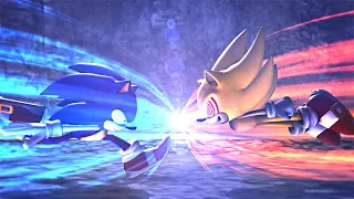 Fleetway Super Sonic V.S. Sonic and Tails - From Dark Sonic V.S. Sonic.EXE [Animation] ソニック v. ソニック