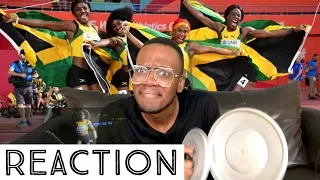 How Jamaica Stormed To Gold in Women's 4x100m Relay in Doha | World Championship 2019 [REACTION]