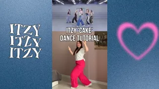 ITZY ‘CAKE’ dance tutorial | mirrored + 0,5x/0,75x/1x speed #itzy_cake #cakechallenge