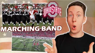 German reacts to OHIO STATE MARCHING BAND