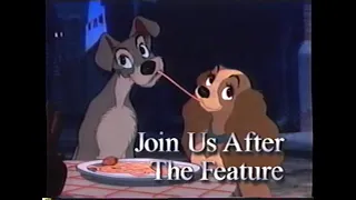 Disney's Lady and the Tramp "Join Us After the Feature" VHS Bump September 15, 1998