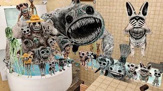 🛁 BATHROOM ALL ZOONOMALY MONSTERS FAMILY SPARTAN KICKING in Garry's Mod !?