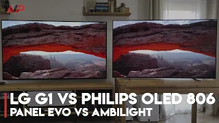 Comparativa Smart TV 2021: LG G1 EVO vs Philips OLED 806 con Ambilight