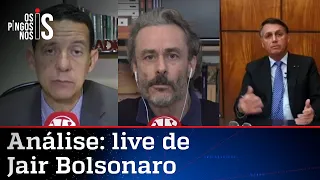 Comentaristas analisam live de Jair Bolsonaro de 24/09/20