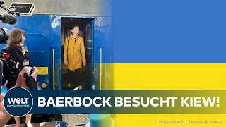 ANNALENA BAERBOCK: Bundesaußenministerin besucht Kiew und sichert Selenskyj weitere Unterstützung zu