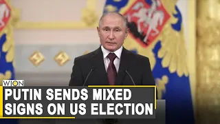 Russia's President Vladimir Putin breaks silence over the US Presidential Election