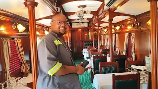 Inside one of the most luxurious trains in the world. Rovos Rail (Pride Of Africa)