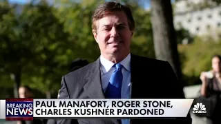 Donald Trump issues 26 more pardons, including Paul Manafort, Charles Kushner and Roger Stone