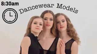 Day in the Life of a DANCEWEAR MODEL *hair, make up, costumes, photo shoot*