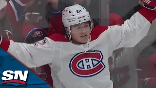 Canadiens' Caufield Blasts One-Timer Past Canucks' Martin To Open Scoring