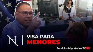 Cómo solicitarle Visa a mis hijos menores de edad