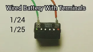Model Car Wired Battery Tutorial