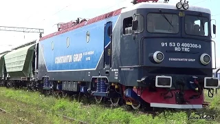 Private freight train Constantin Grup dubla tractiune 40-0308-9 -  40-0316-0