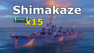World of WarShips Shimakaze - 4 Kills 230K Damage