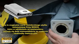 Wzmacniany Worek Wielokrotnego Użytku do KARCHER WD3