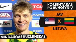 Kuzminskas: „Labai tikiuosi, kad visi toliau nurašinės mus”