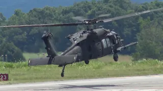 US Army MH 60 Blackhawk Startup & Take Off - 26Jun20