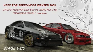 【NFSMW】Most Wanted Final Race STAGE 1-2 潤羽るしあ Uruha Rushia CLK 500 vs. CORRUPTED BMW M3 GTR