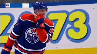 Draisaitl Sets Up McDavid For His 60th Goal Of The Season And The OT Winner.