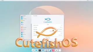 CutefishOS - обзор интерфейса КРАСИВОГО Linux в стиле MacOS! | Линукс в стиле MacOS! #linux #линукс