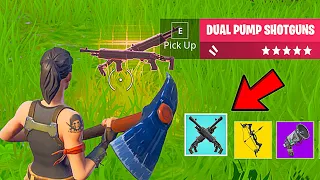 I Used CUSTOM Items To Cheat In Fortnite...(Dual Pump)