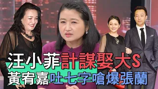 【精華版】汪小菲娶大S有目的？黃宥嘉七字嗆爆張蘭