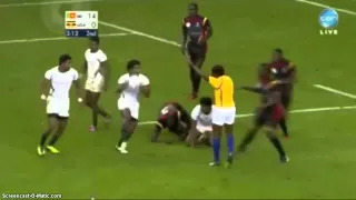 Uganda vs Sri Lanka Commonwealth Games Rugby 7s 2014 Part2