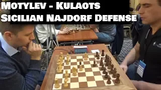 Motylev - Kulaots | Attacking with small forces gets surprising result