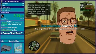 GTA San Andreas Any% Attempt on Playstation 2 - Hugo_One Twitch Stream - 7/1/2017