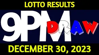 Lotto Result Today 9pm draw December 30, 2023 3d Lotto 2d Lotto